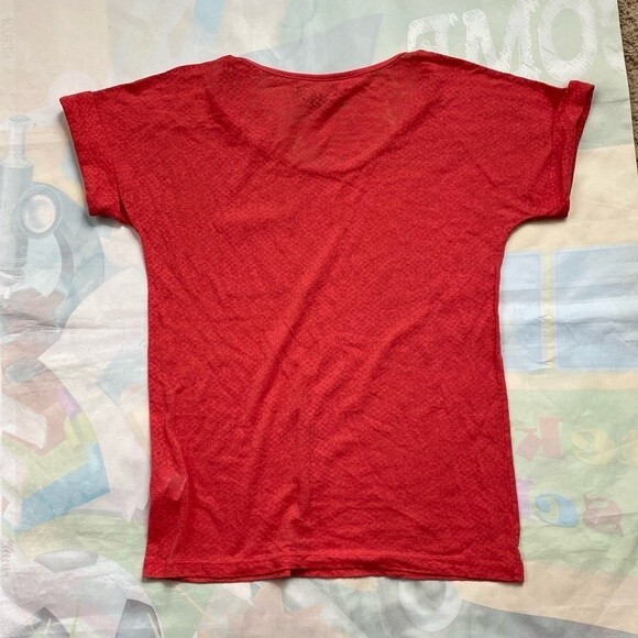 Banana Republic Top Womens Sz S Red Short Sleeve Casual Tee VTG - Picture 2 of 10